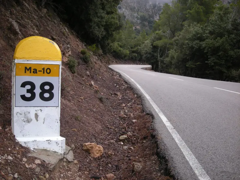 Die MA-10-Bergstraße durch die Serra de Tramuntana, Mallorca
